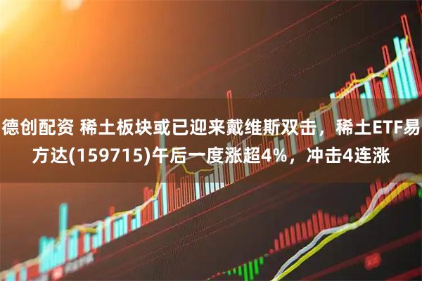 德创配资 稀土板块或已迎来戴维斯双击，稀土ETF易方达(159715)午后一度涨超4%，冲击4连涨